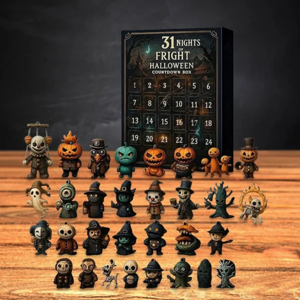 31 Nights Of Fright For Halloween Countdown Box 2026 Advents Calendar For Halloween With 31 Spookys Surprise Toys For Kids