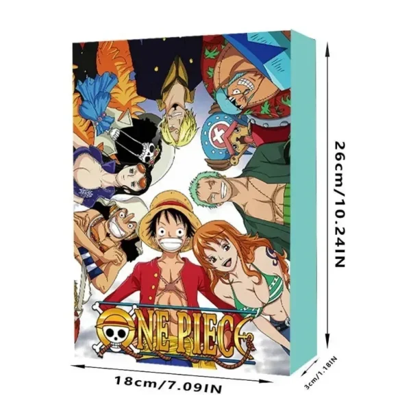 2D Acrylic ONE PIECE Christmas Advent Calendar Day Fun 24 Days Halloween Countdown Blind Box Anime Collection Toy Gifts
