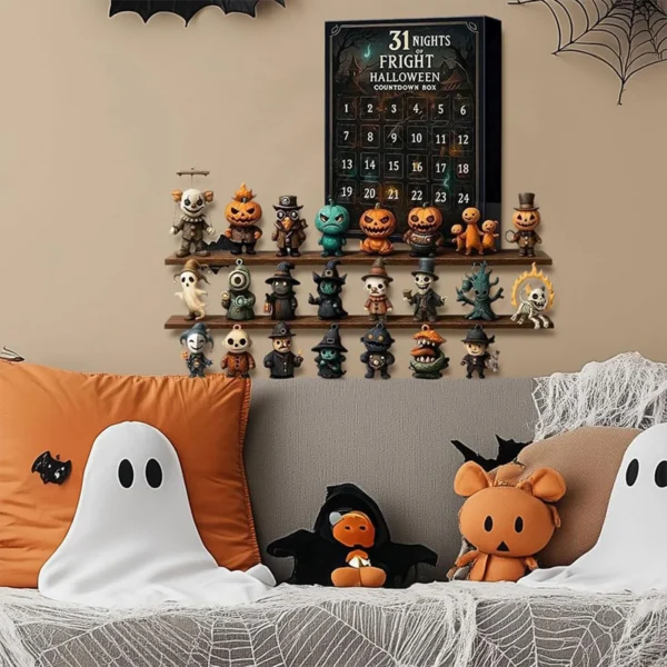 31 Nights Of Fright For Halloween Countdown Box 2026 Advents Calendar For Halloween With 31 Spookys Surprise Toys For Kids
