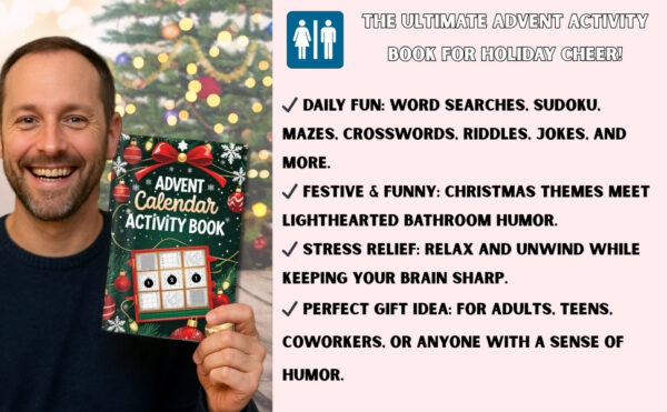 Advent Calendar Activity Book: A fun Christmas gift for adults with 24 days of puzzles, riddles, and brain teasers to solve