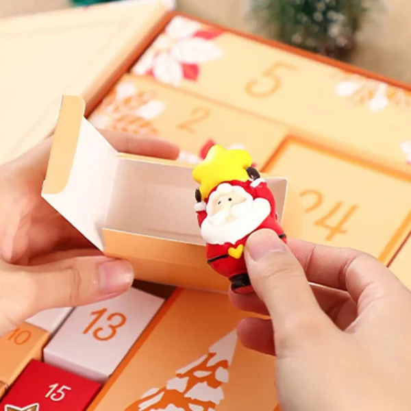 24 Grids Refillable Advent Calendar Boxes Empty Advent Calendar Boxes Christmas Cardboard Made Your Own Calendar Box For Snacks