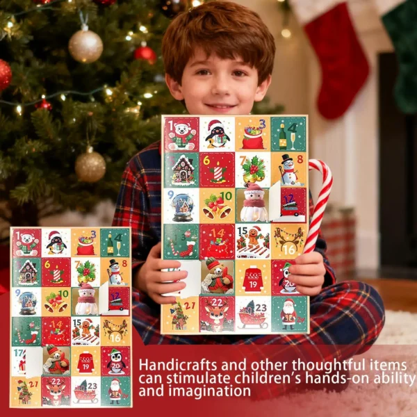 24 Days Christmas Advent Calendar Countdown, Empty Boxes fillable Advent Calendar Xmas Gift 2026