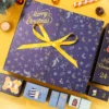 24 Days Empty Advent Calendar Boxes, Handmade Crafted Fillable DIY Christmas Countdown Box with Number Lids for Candy Toys Gifts