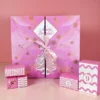 2026 Empty Calendar Advent Empty 24-Grid Christmas Decor Fillable Family Calendar Blank Box New Year Decor for Kids Party Gifts