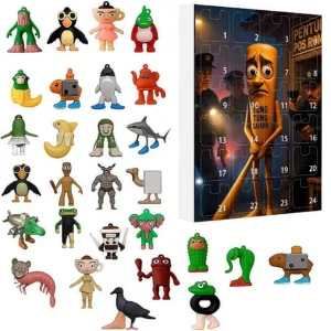 2026 Italian Brainrot Advent Calendar Tung Tung Tung Sahur Tralalelo Tralala Countdown Advent Calendar Christmas Gift 24 Days